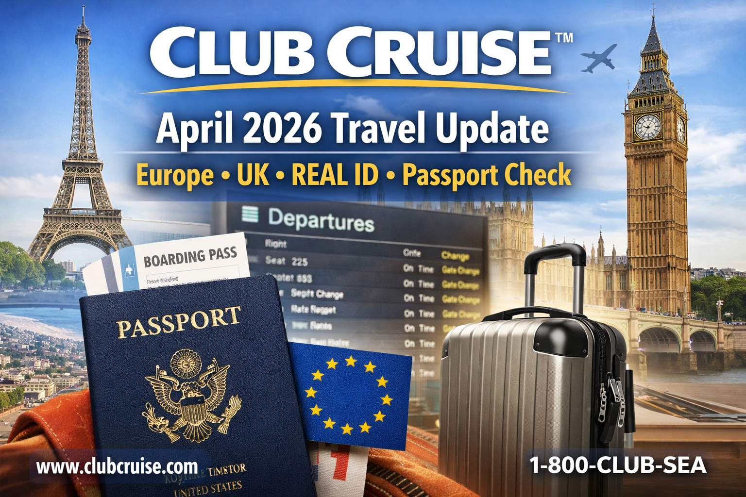 La CEO de Club Cruise, Amanda Huber, informa sobre los cambios de viaje del 10 de abril para viajeros estadounidenses que visitan Europa y el Reino Unido