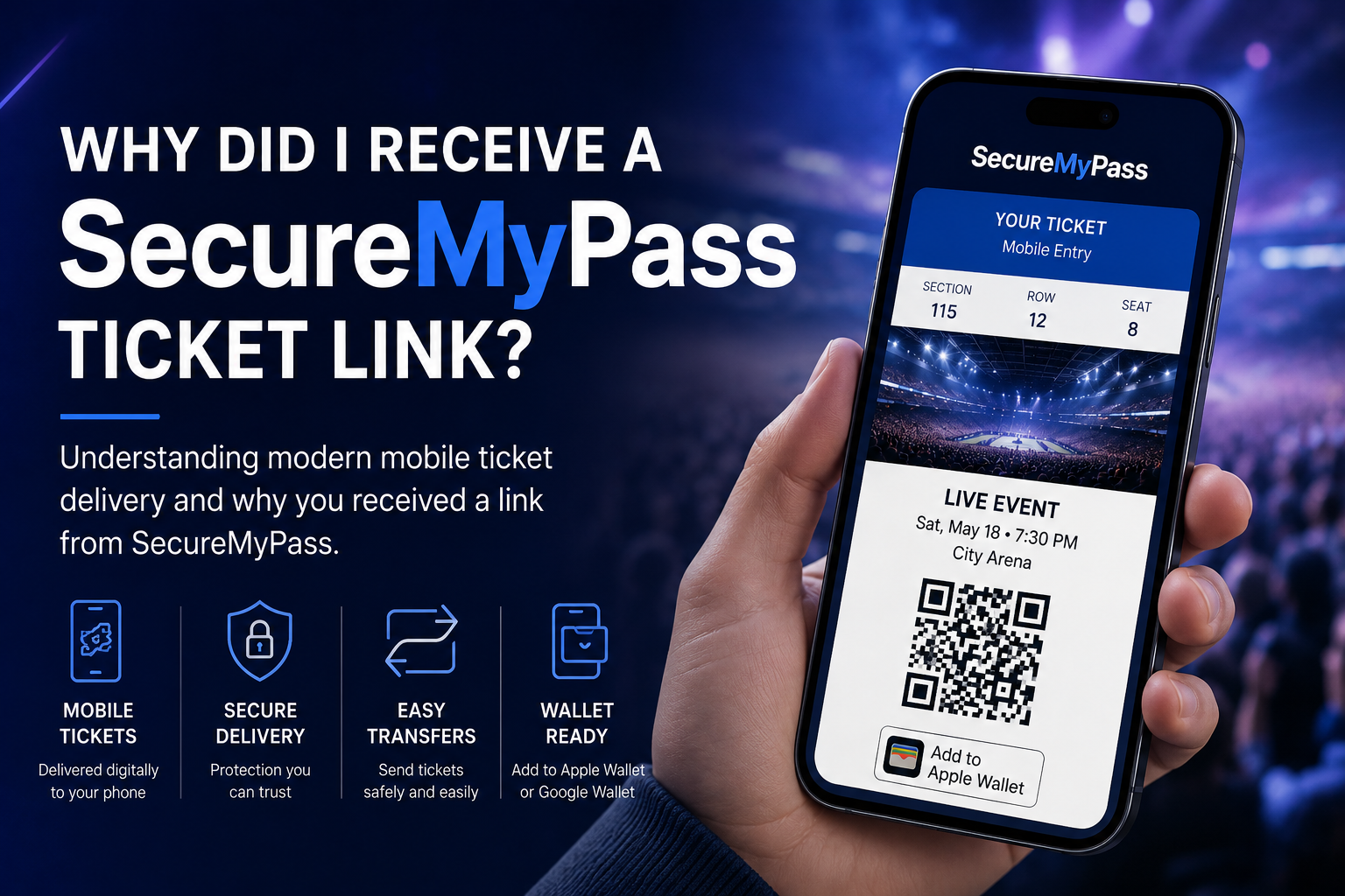 Pourquoi ai-je reçu un lien de billet SecureMyPass ?