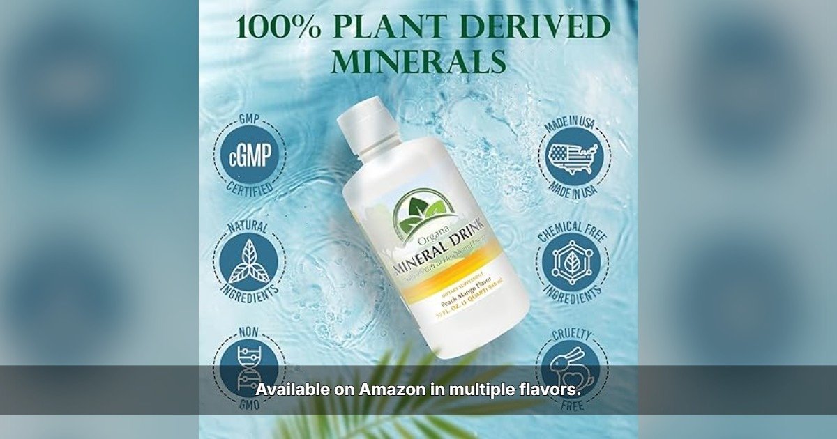 ORGANA Highlights Mineral Drink Διαθέσιμο Τώρα στο Amazon για Καταναλωτές στις ΗΠΑ