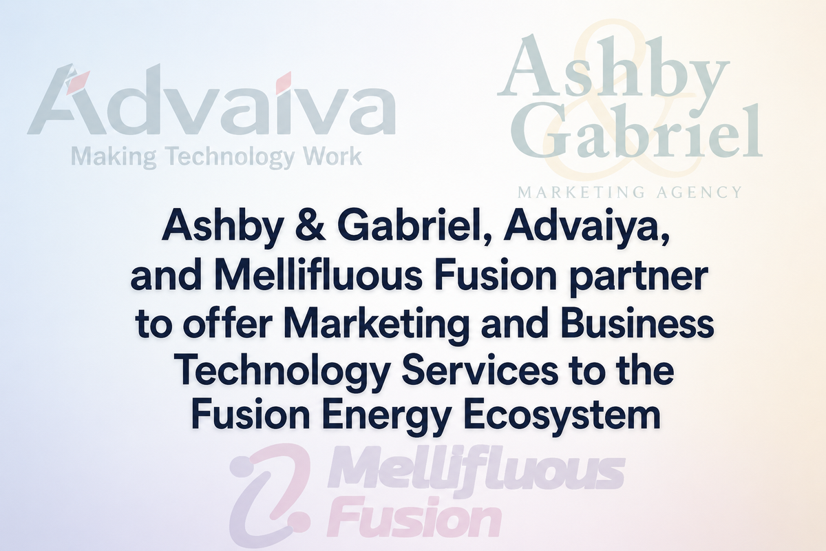 Three firms partner to provide marketing and business technology services for fusion energy industry