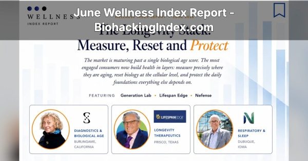 Wellness Index Report Reveals Shift from Longevity to Quality of Life
